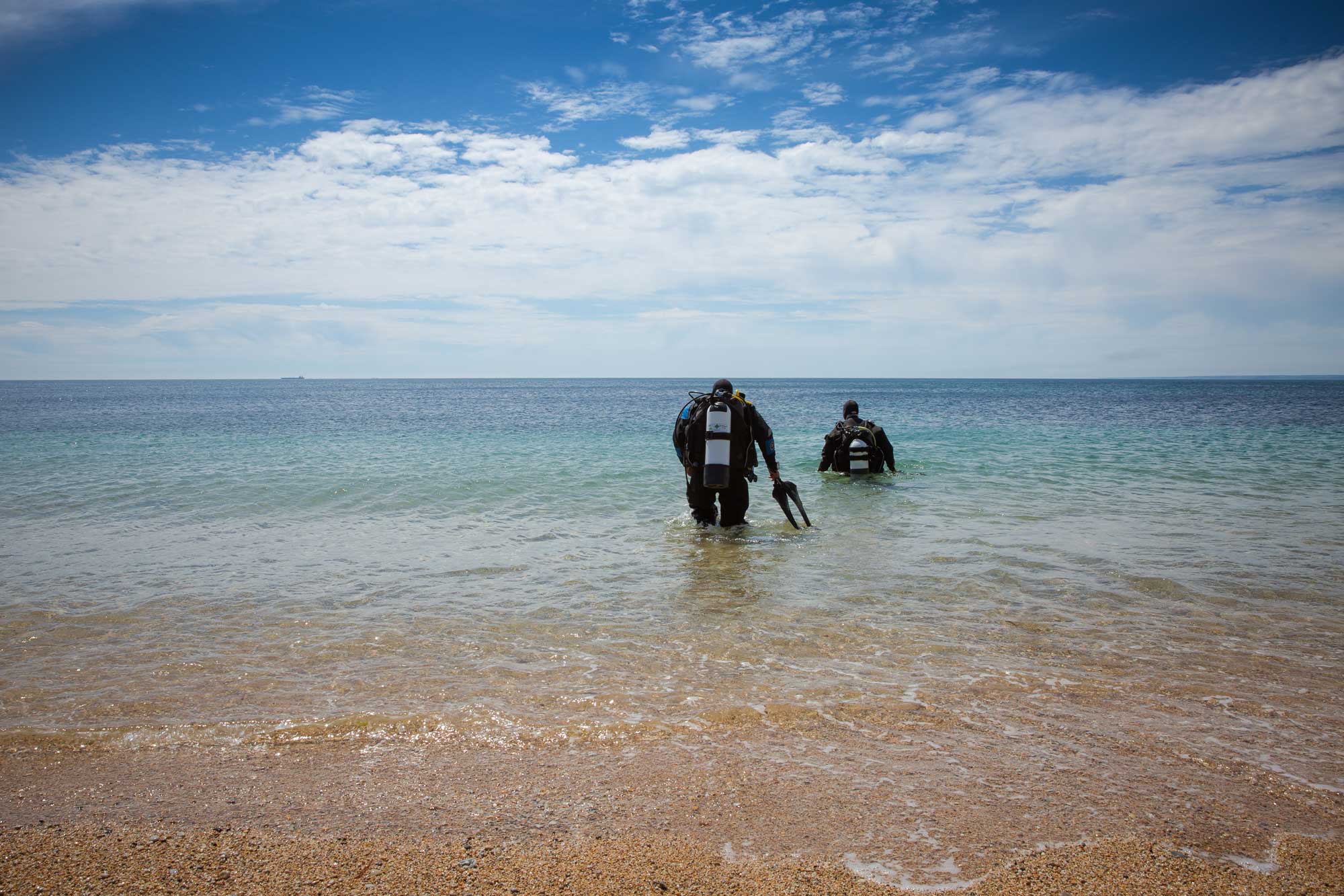 Scuba Diving on the Beach at Koh Samui